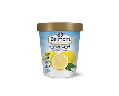 Belmont Lemon, Orange or Black Cherry Sorbet