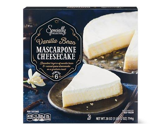 Specially Selected Mocha or Vanilla Bean Mascarpone Cheesecake
