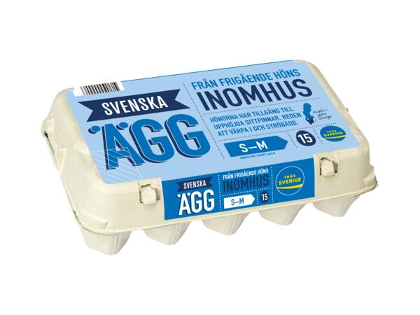 Ägg frigående inomhus