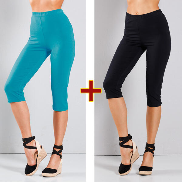 Capri-Leggings 2er-Pack