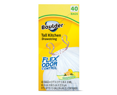 Boulder Flex Odor Control Tall Kitchen Bags