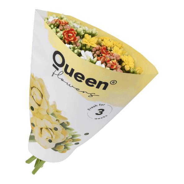 Bouquet mixte de kalanchoés