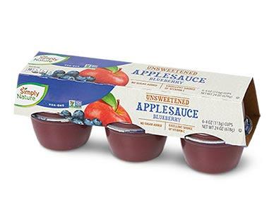 Simply Nature 
 Applesauce Cups Granny Smith or Blueberry