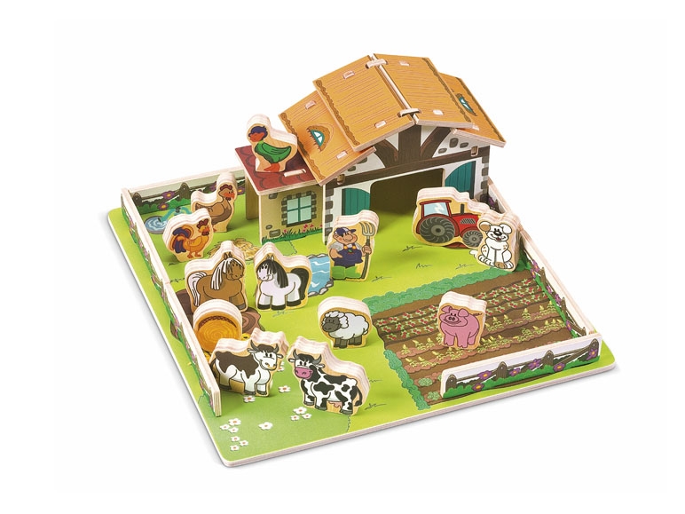 PLAYTIVE JUNIOR 3D Wooden Puzzle