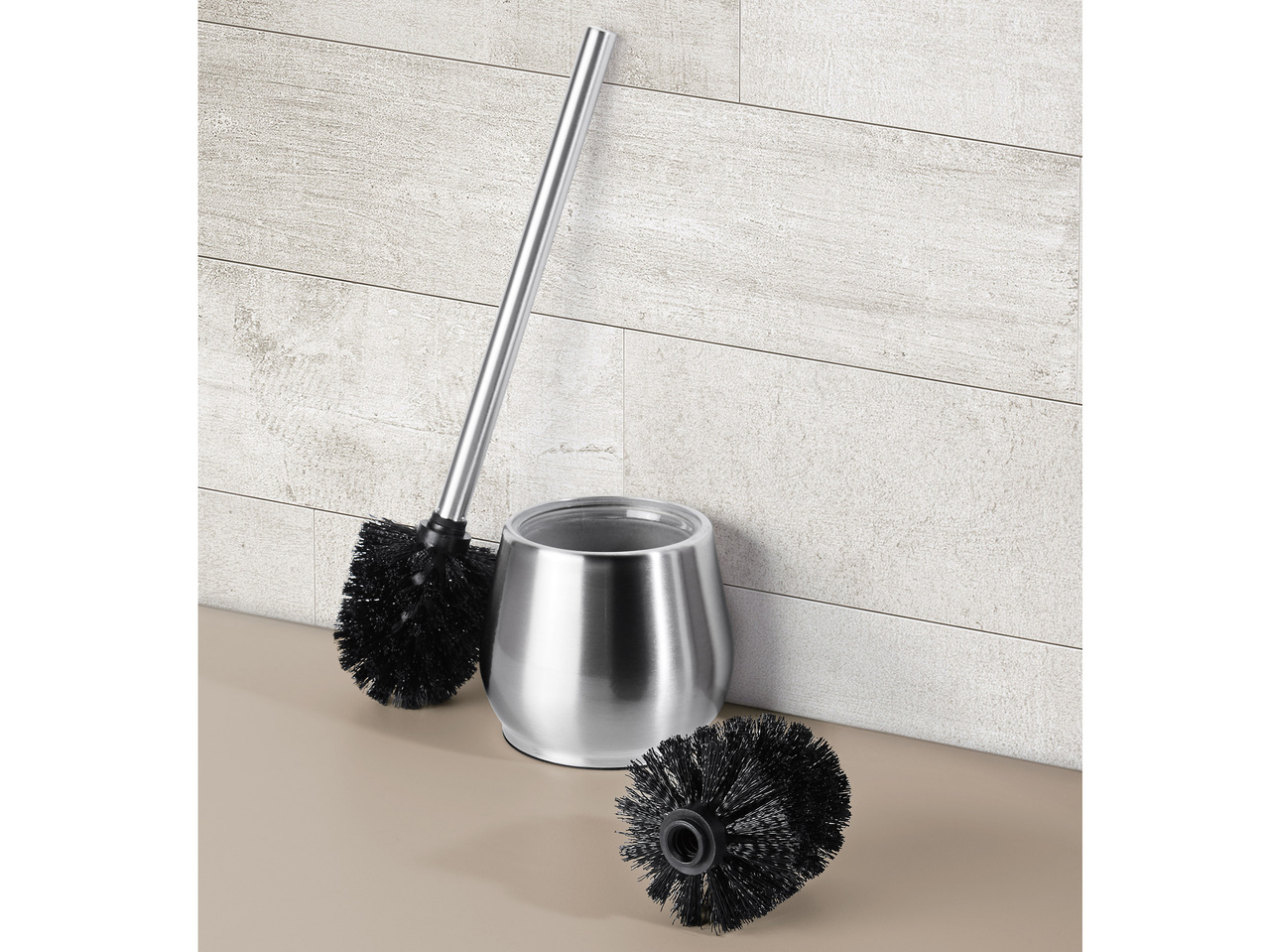 MIOMARE Free-Standing Toilet Brush Set