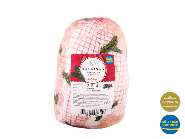 Julskinka, färdigkokt