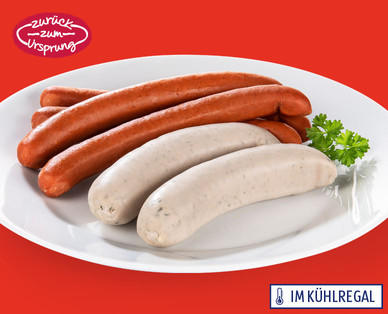 ZURÜCK ZUM URSPRUNG Österr. BIO-Weißwürste/-Debreziner