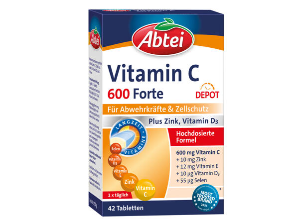 Abtei Vitamin C 600 Forte