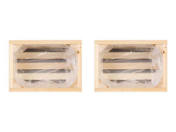 Parkside Wooden Planter Set - Set of 2 - Light