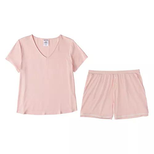 Ladies Cooling Pajamas - Pink, XL