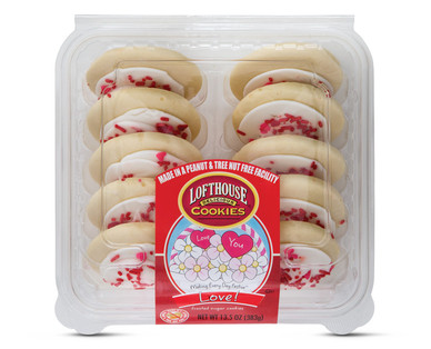 Lofthouse Valentine's Frosted Sugar Cookies