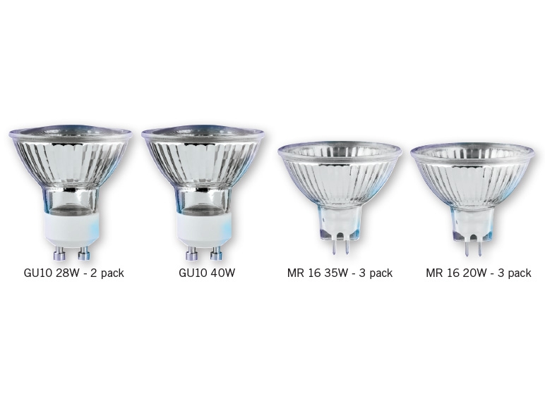 Livarno Lux Halogen Reflector Energy Efficient Spotlight Bulbs