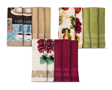 Huntington Home 5-Piece Kitchen Towel Set