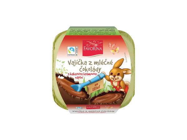 PLNĚNÁ ČOKOLÁDOVÁ VAJÍČKA