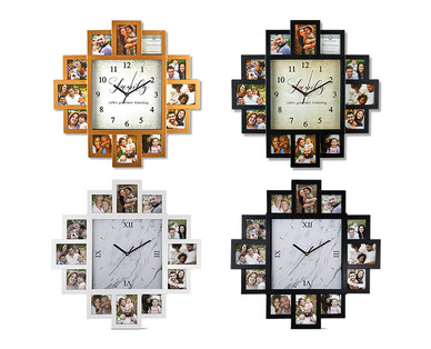 Huntington Home Photo Collage Clock