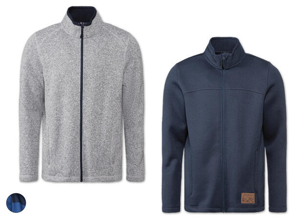 Herren Strickfleece-Jacke
