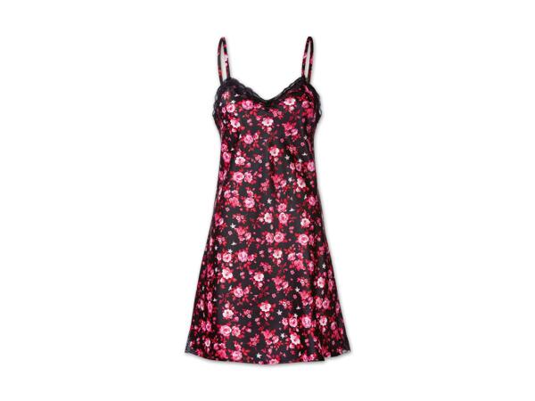 Damen Satin-Nachthemd
