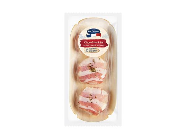 Ziegenkäse mit Speck
