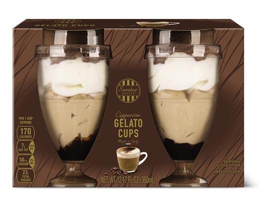 Sundae Shoppe Italian Ice Cream Cups Mixed Assortment