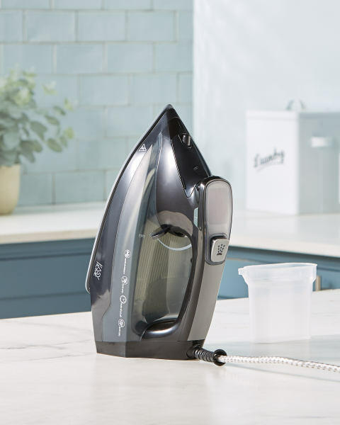 Black LCD Display Steam Iron