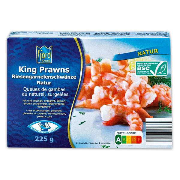 Riesengarnelenschwänze