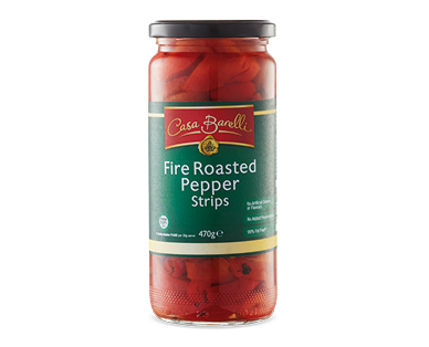 SUNDRIED FIRE ROASTED PEPPER STRIPS 470G