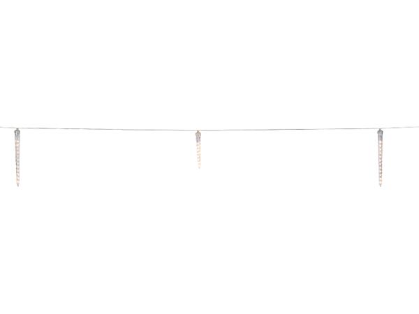 Světelný LED řetěz s rampouchy, 148 LED