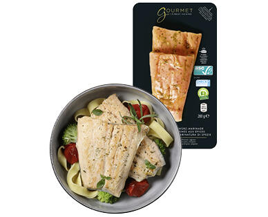 GOURMET 
 AIGUILLETTES DE SAUMON ASC AVEC MARINADE AUX ÉPICES