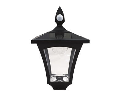 Solar Post Light or Post and Wall Light