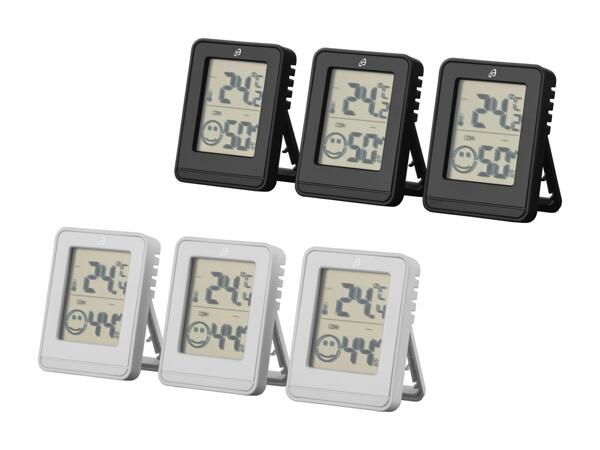Thermo-hygromètre, set de 3