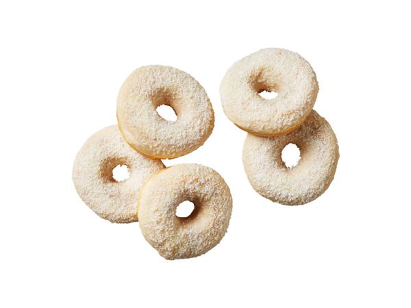 White chocolate and coconut donut