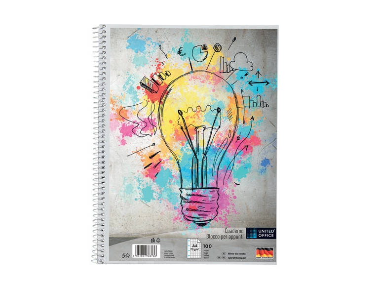 Spiral-Bound Notepad A4