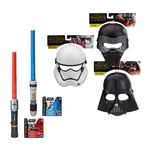 Star Wars E9 lyssværd eller masker.