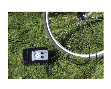 Auto XS Portable Tire Inflator With Pressure Gauge