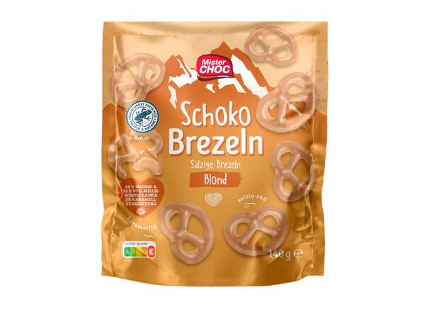 Chocolate Coated Salted Mini Pretzels