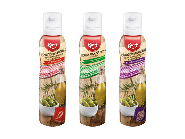 Huile d'olive en spray