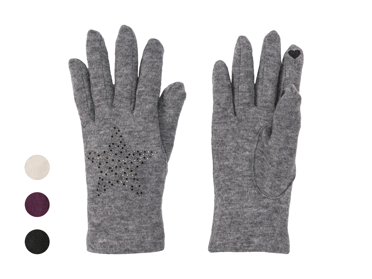 Gants en maille pour femme1
