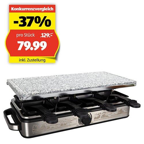 NOUVEL Raclette-Gerät "Smooth", 18-teilig