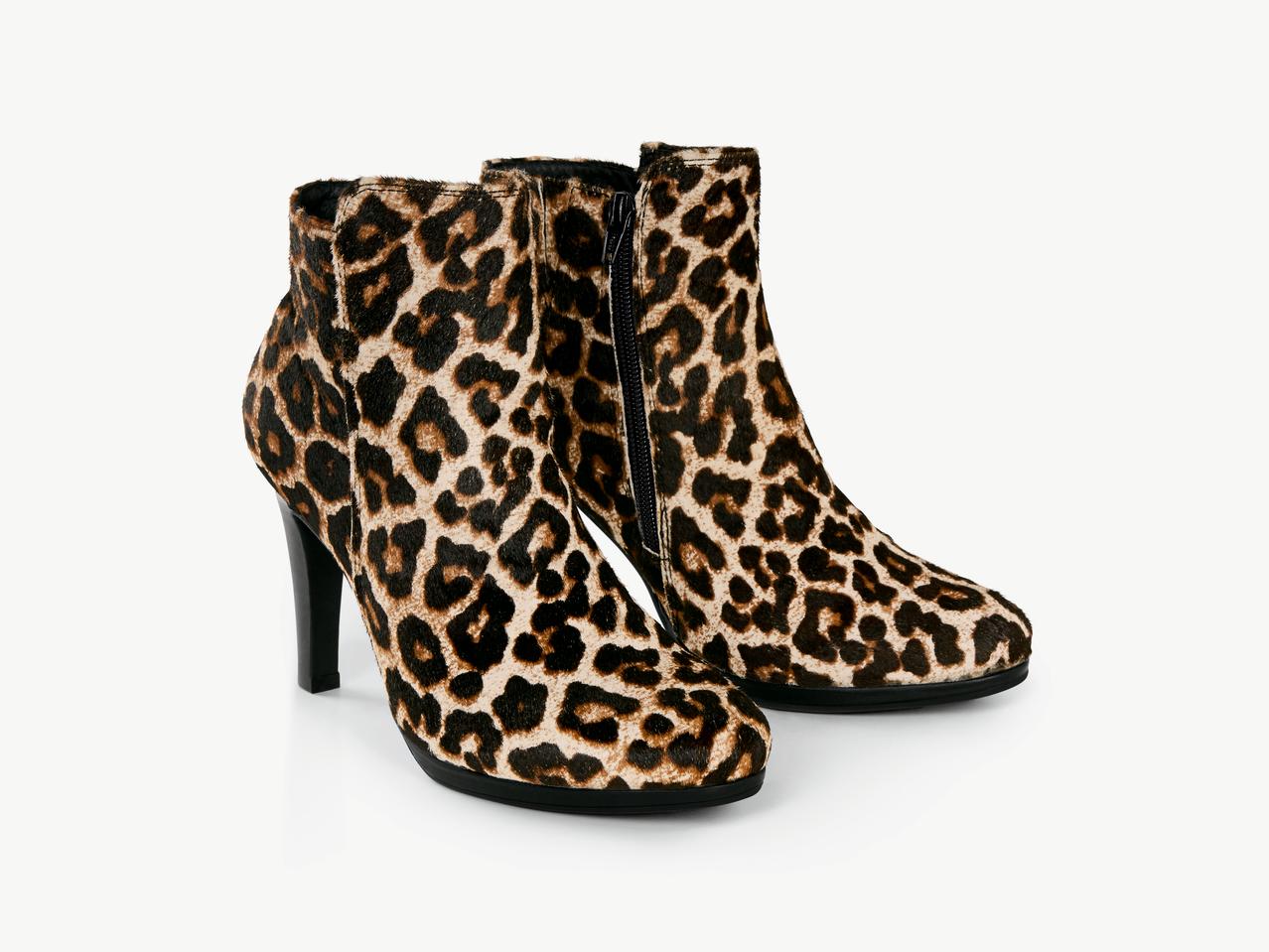 Leder-Booties