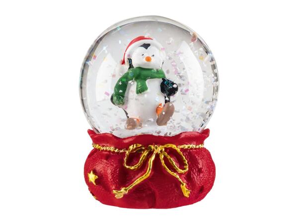 Livarno Home Mini Snow Globe With A Penguin