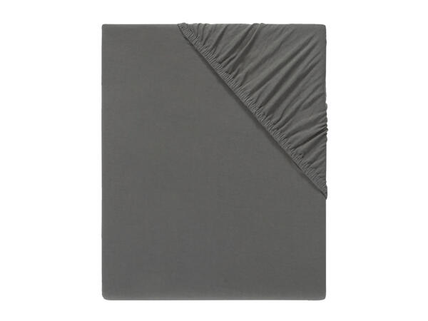 Livarno Home Double Jersey Fitted Sheet