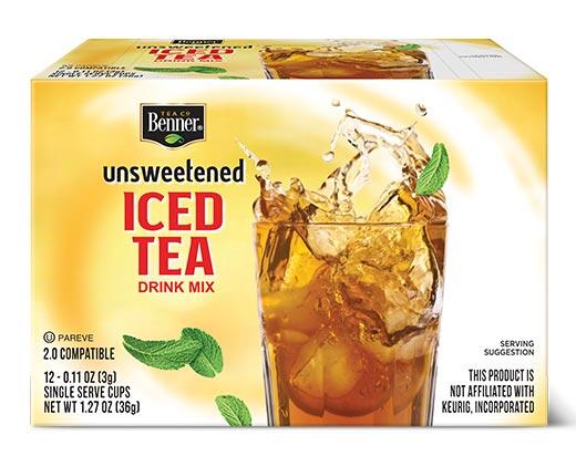 Benner Iced Tea Cups Sweetened or Unsweetened