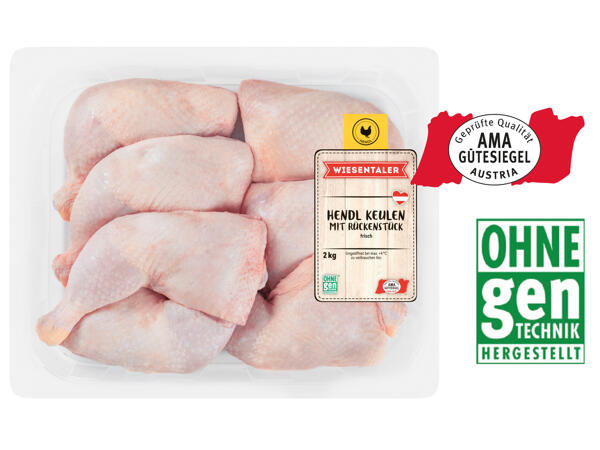 Frische Hendlkeulen