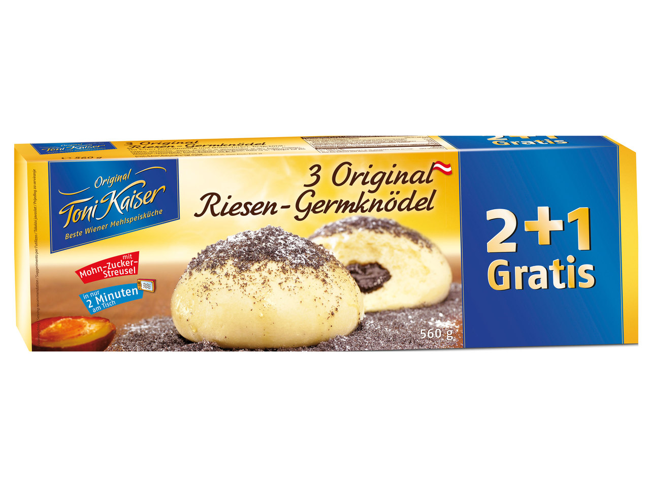 TONI KAISER Riesen-Germknödel