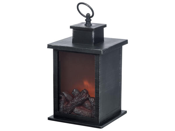 LED Fireplace Style Lantern