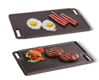 Crofton Cast Iron Reversible Griddle/Grill