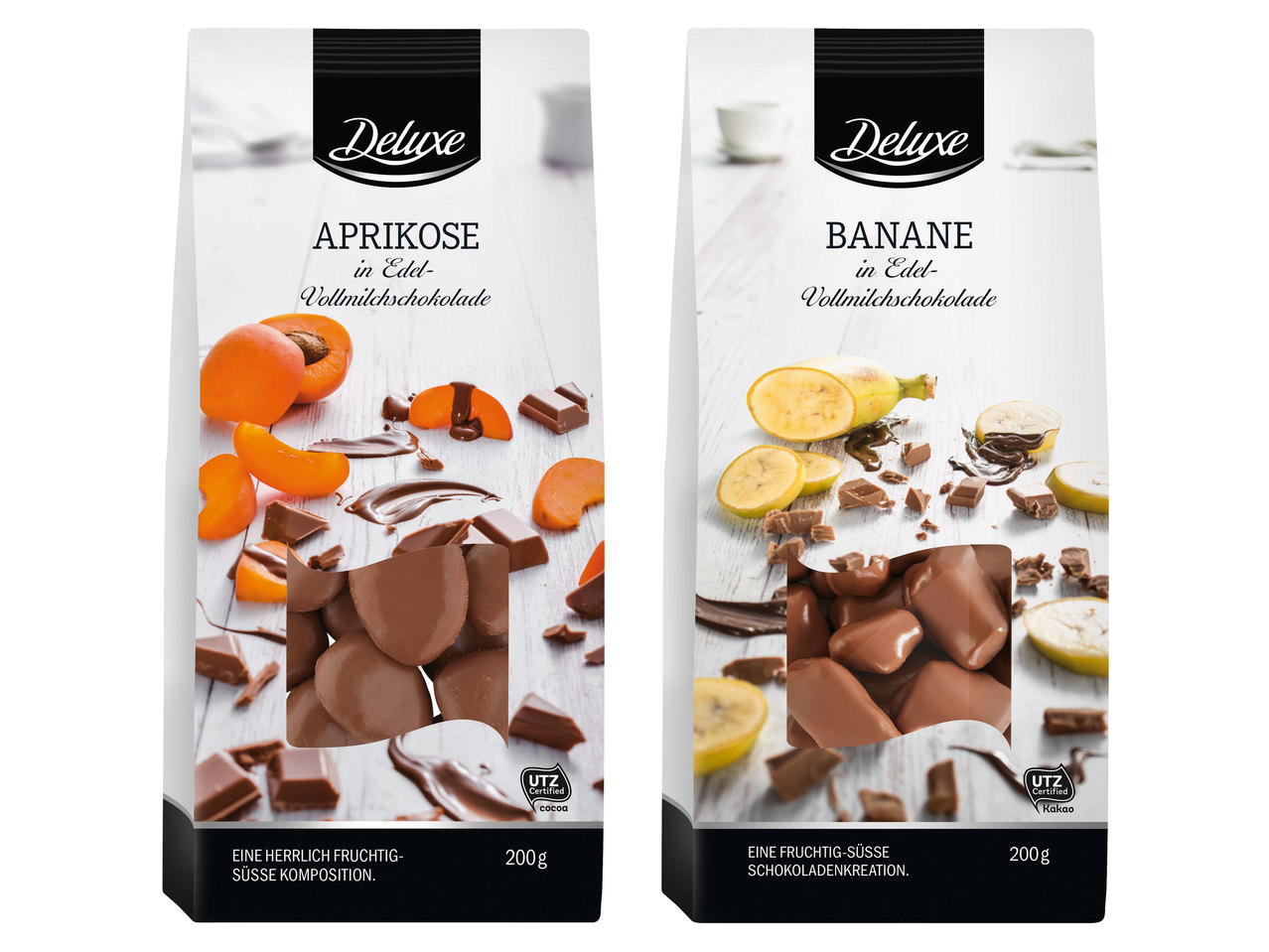 DELUXE Schokolierte Früchte