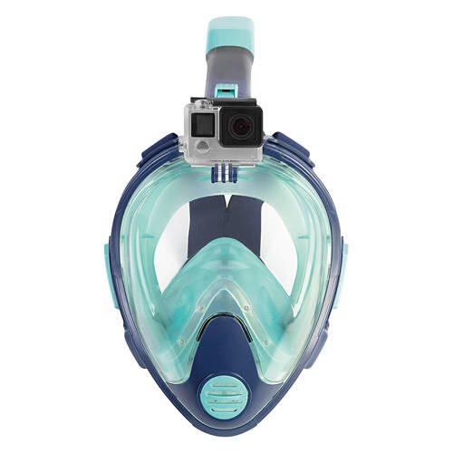 Full Face Snorkeling Mask - Blue, S/M