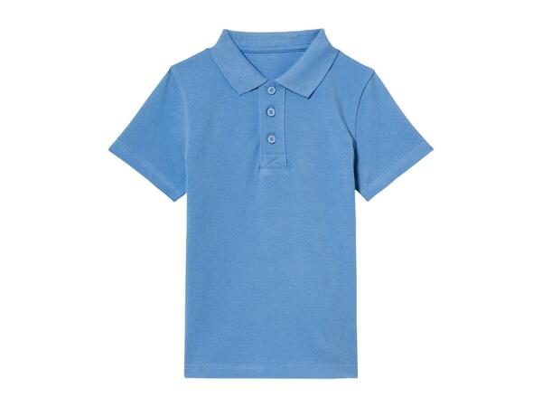 Boys' Blue School Polo Shirts - 2 Pack
