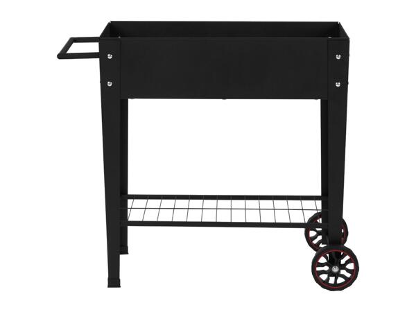 Metal 45L Raised Bed With Castors